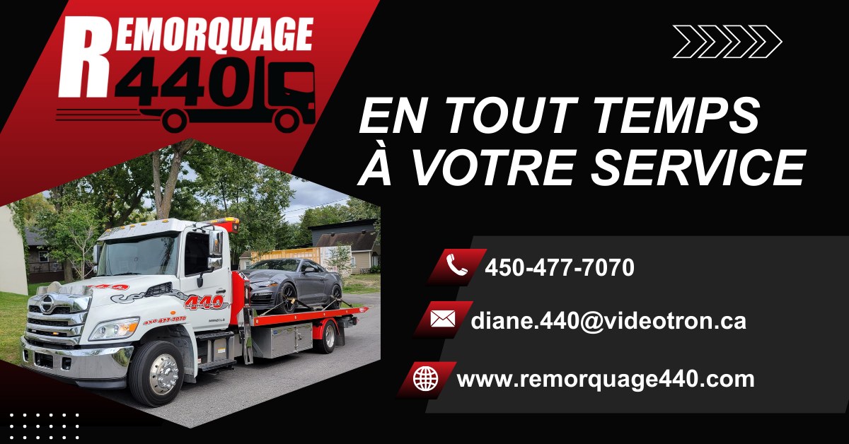 Bannière Remorquage 440